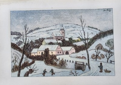 Josef Lada   Winter Village (1945)