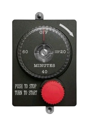Firegear Mechanical 1-hour Timer with Emergency Shut-Off - ESTOP1-0H