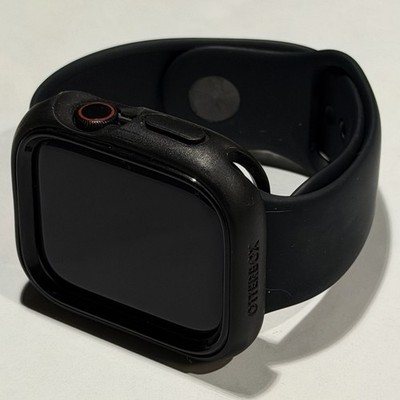 Apple Watch Series 7 45mm Black Aluminum & Ceramic Ion-X Glass GPS LTE WR 50M 