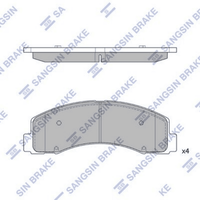 Bremsbelagsatz Scheibenbremse Vorderachse FüR Ford USA F-150 Crew Cab Pickup