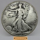 1943 Walking Liberty Half Dollar, 90% Silver - #C59202NQ