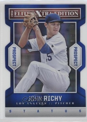 2014 Elite Extra Edition Prospects Status Blue Die-Cut 3/100 John Richy #45 0b2