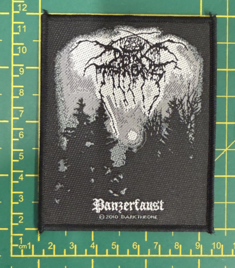 Darkthrone Panzerfaust Woven Sew On Patch Officially Licensed Patch