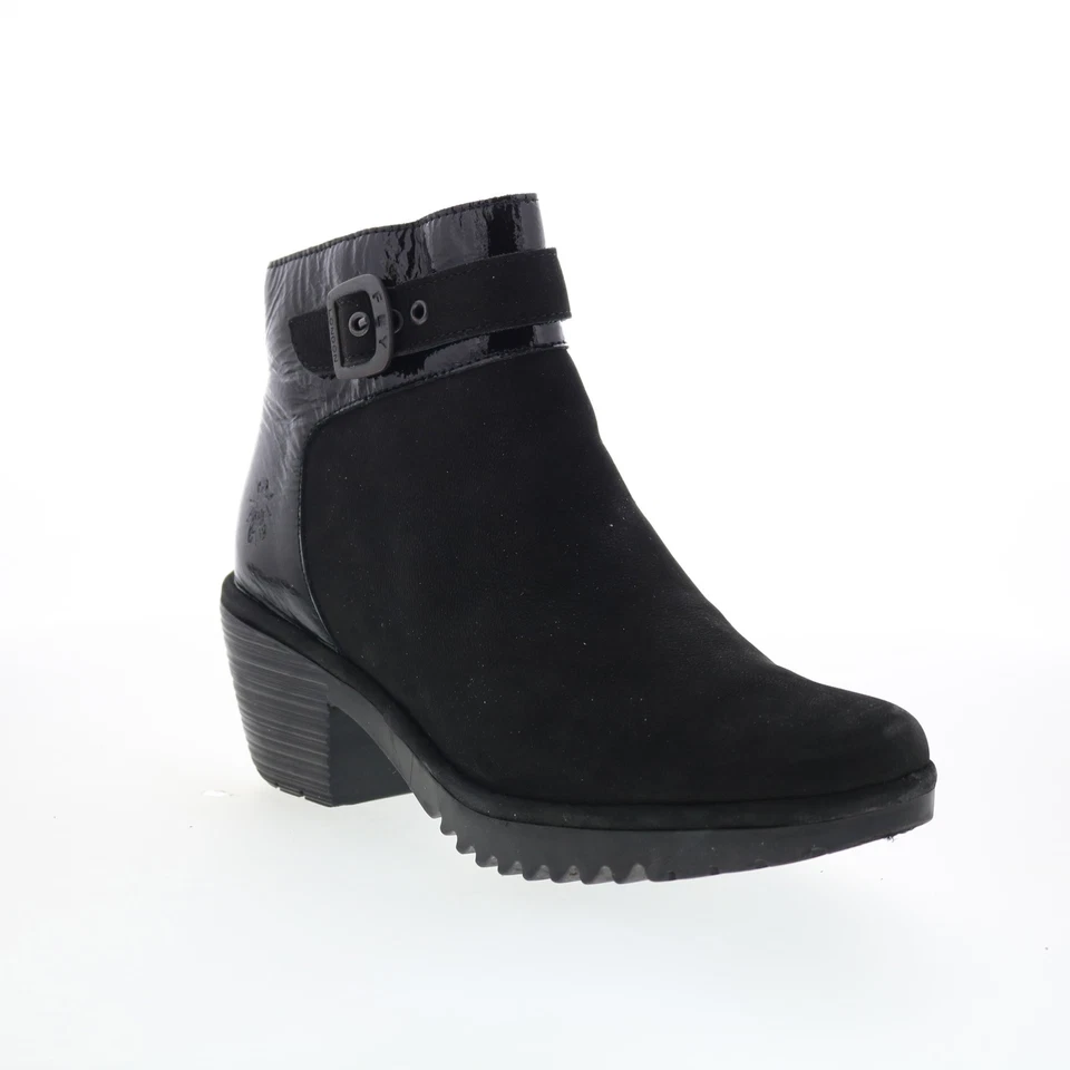 Fly London Wisp bottillon pour femmes en suede noir 38 - Photo 1/4