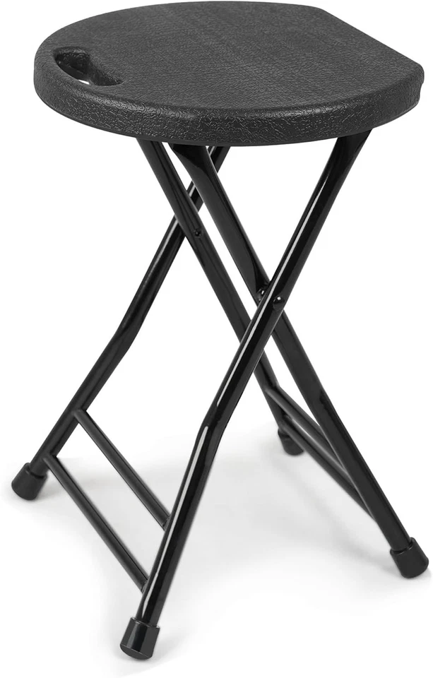 Lightweight Folding Stool with Handle - 600 lbs Capacity for Outdoors & Indoors - Image 3 of 4