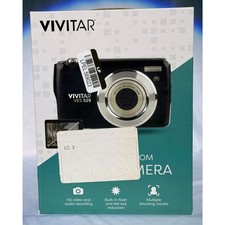 Vivitar VES529 8X Zoom Digital Camera 2.7" LCD Black Open Box