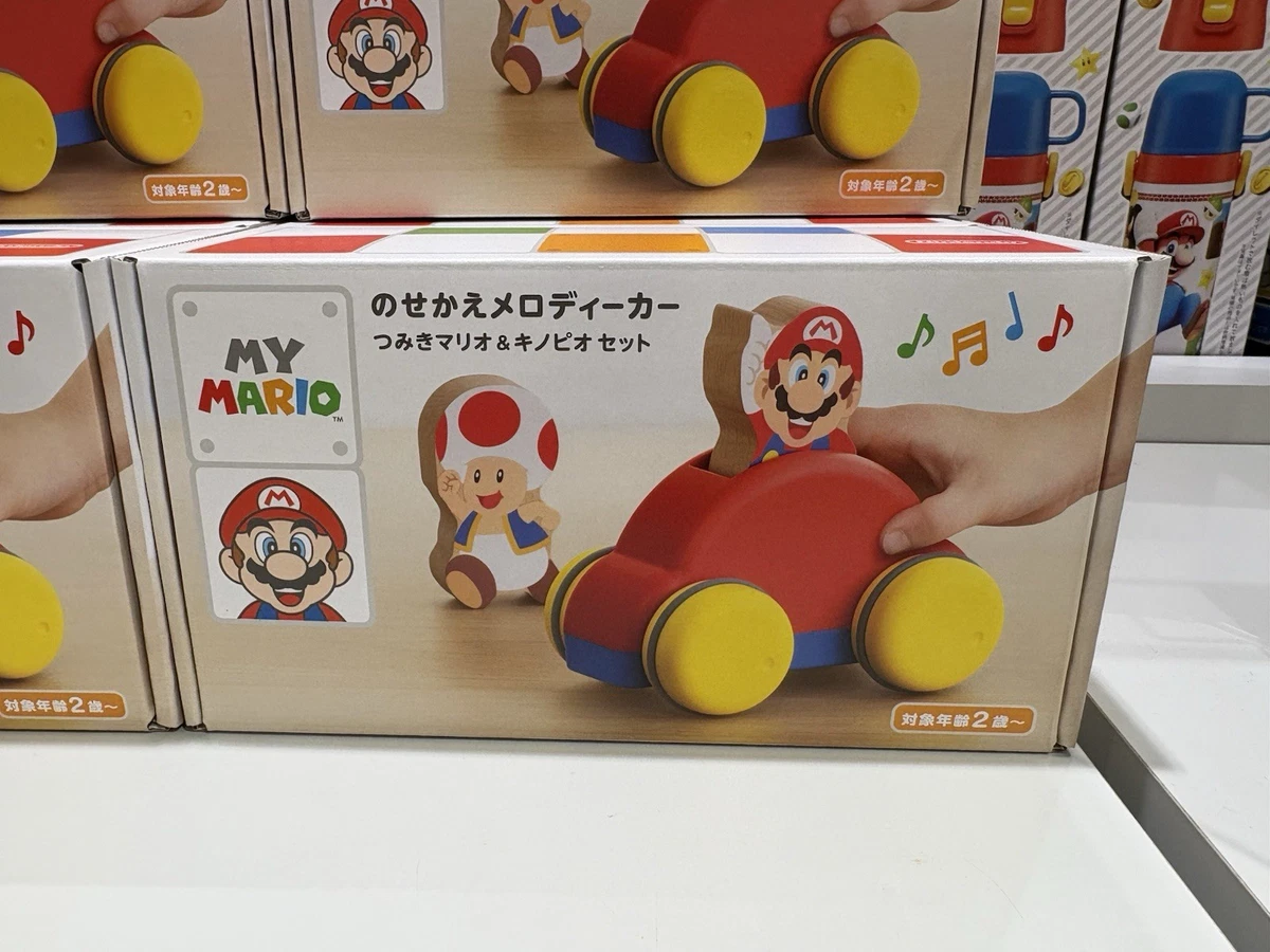 Nintendo Interchangeable Melody Car Mario & Toad Block Set My Mario