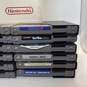 Lote de 12 juegos NES Nintendo - Jurassic Park, Mega Man 3, Double Dragon no probados
