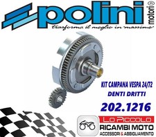 CAMPANA FRIZIONE POLINI RAPPORTI ALLUNGATI 24-72 VESPA 50 SPECIAL L R N PK S XL