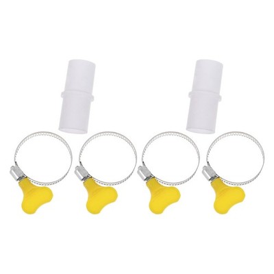 1 Set Durable Dishwasher Drain Tube Coupler with Clamps for Home Improvement
