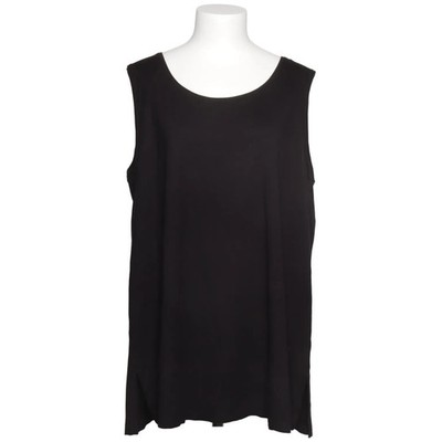 Ulla Popken, Langarmshirt, Größe: 50/52, Schwarz, Elasthan/Viskose #AcB