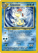 Croconaw (31) Uncommon Neo Genesis 031/111 Unlimited LP