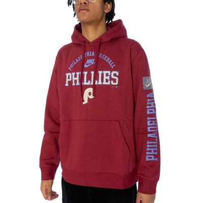 Nike MLB Philadelphia Phillies Hoodie Herren Kapuzenpullover maroon 47004