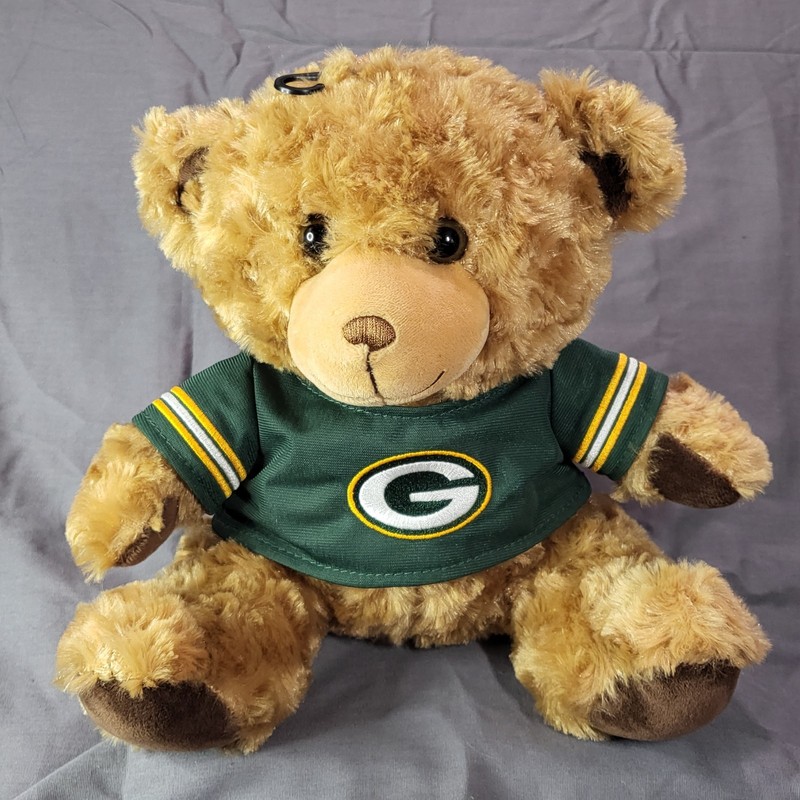 Official Green Bay Packers NFL Collectible 9” Bear Plush Good Stuff