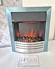KATELL REGENT CHROME COAL LED MANUAL FIRE PLACE-(GRADE B)- RPP £269