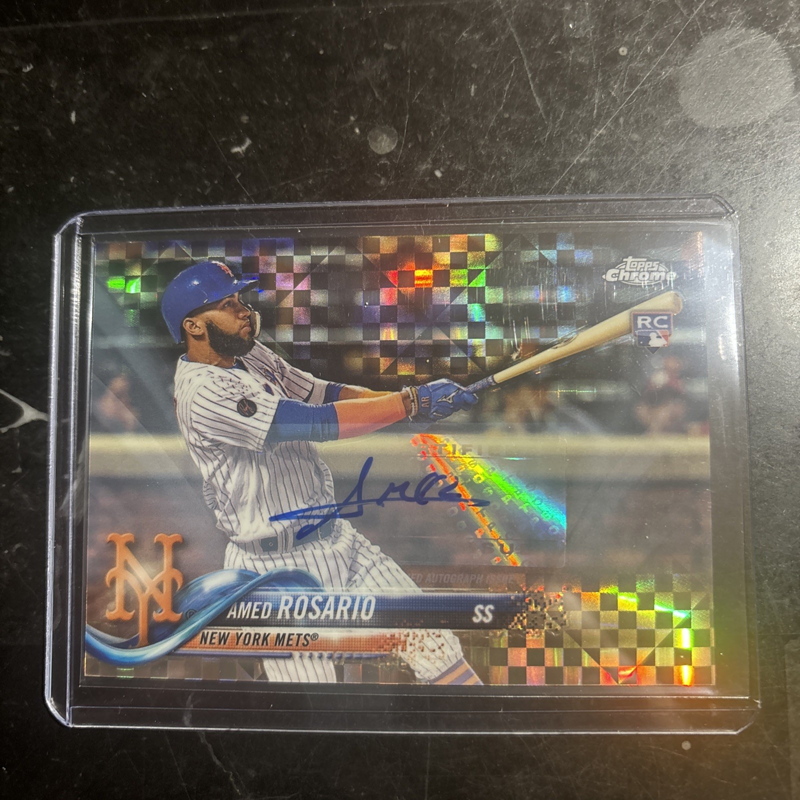 2018 Topps Chrome Update - Amed Rosario #HMT29 X-Fractor Autographs /125 (AU,...