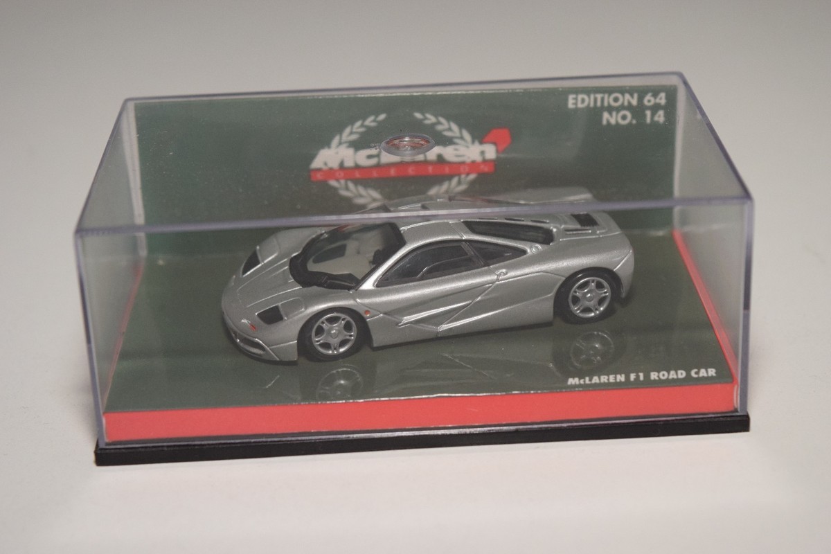 V 1:64 MINICHAMPS MCLAREN ROADCAR F1 METALLIC GREY MINT BOXED RARE
