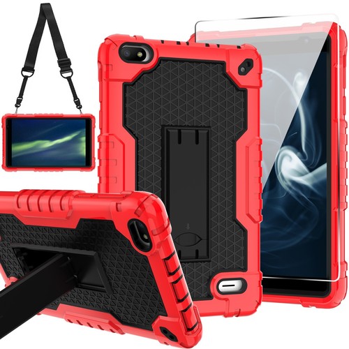 For BLU M8L Tablet 8 Inch Heavy Duty Rubber Case Shockproof Drop-Proof For kids - Picture 143 of 145