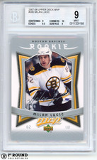 Milan Lucic RC BGS 9+: 2007-08 Upper Deck MVP Rookie Card #380. rookie card picture