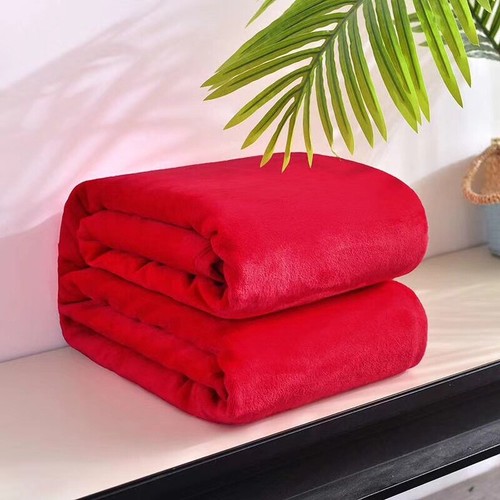 Flannel Blanket Luxury Large Faux Fur Fleece Sofa Bed Couch Throw Soft Warm - Picture 10 of 27