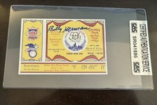 RARE Billy Herman Signed 1983 All-Star Game Ticket CAS Authenticated