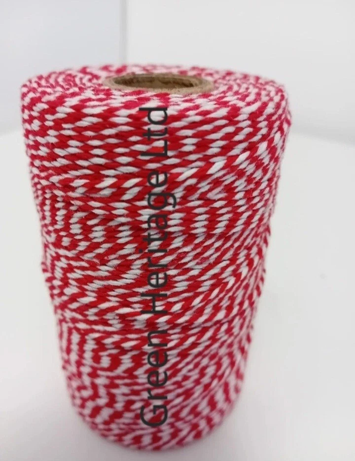 200 & 20m Bakers Twine Spool UK Made Colors Christmas Wedding Craft Cord String - Image 3 of 4
