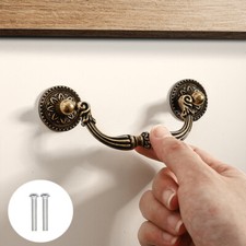 3" Hole to Hole Drop Bail Dresser Pull Handle Drawer Pulls Antique Bronze