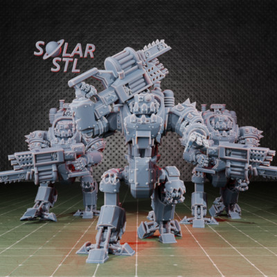 Space Orc Cyborg Nobel Bodyguards von Solar STL Alternative Grimdark Sci Fi RPG