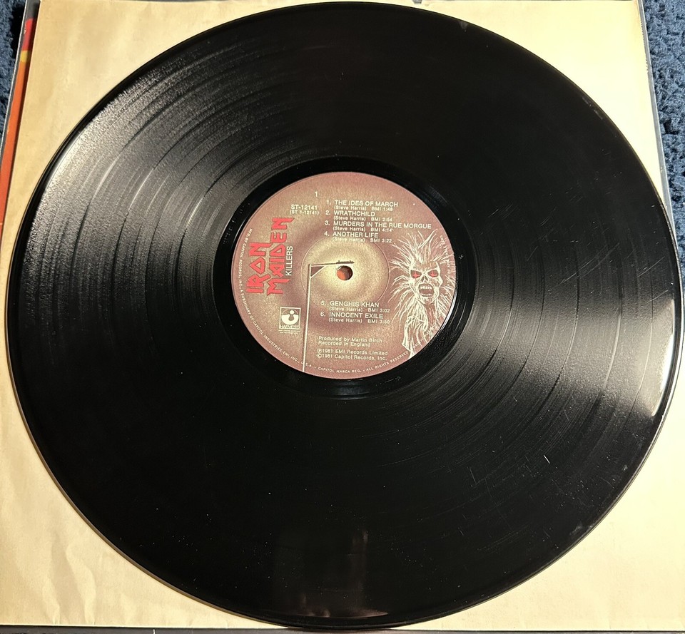 Iron MaidenKillers LP Harvest 1981 Winchester 80’s Metal Vinyl OP eBay