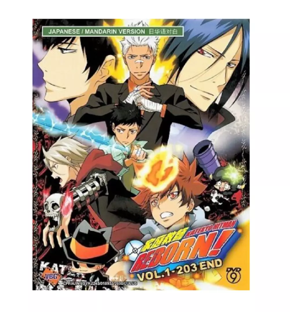 Katekyo Hitman Reborn! Complete Anime Series Eps 1 - 203 DVD English  Subtitles