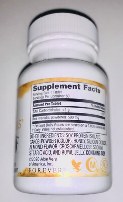 Forever Living Bee Propolis - 60 Chewable Tablets - FREE SHIPPING