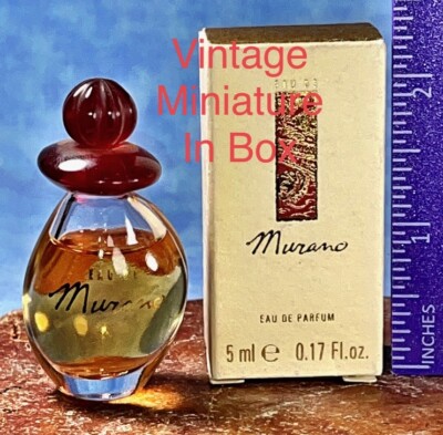 Vintage EAU DE MURANO for Women Perfume  by KARE MINI .17oz/5ml EDP Rare w/Box