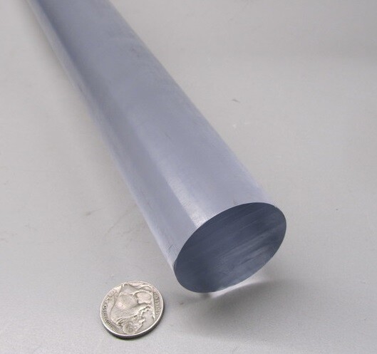 Polycarbonate Round Rod 1 1/2