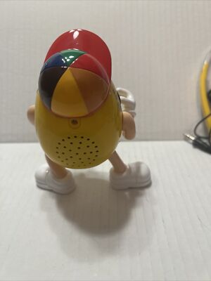 Vtg. M&M Radio W/Headphones In Box Yellow M&M Collectable | eBay
