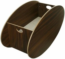 babyhome wave wooden rocker