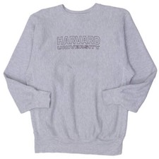 Vintage Champion Reverse Weave Harvard University Crewneck Sweatshirt