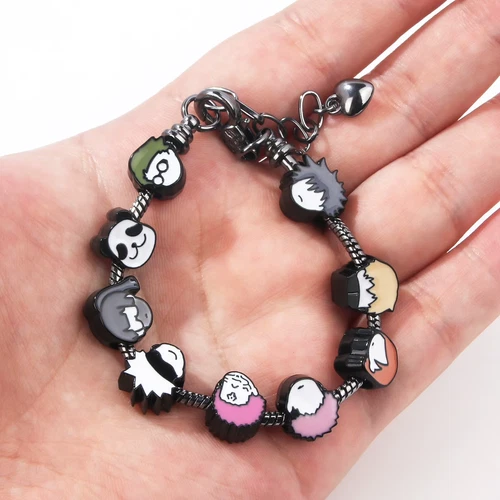 Anime Jujutsu Kaisen Charms Armband Itadori i Satoru Gojo Anhänger Armreif Armbä - Bild 4 von 13