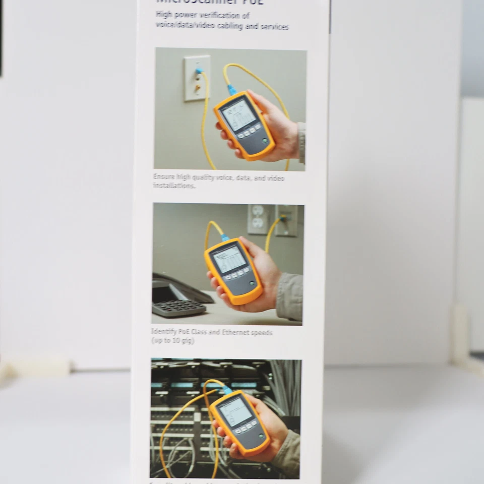 Fluke Networks 5018508 MS-POE Cable Tester, Connector Type RJ45 - Image 4 of 4