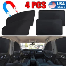 4x Car Window Shades Car Privacy Curtains Magnetic Side Window Sun Shade Univers
