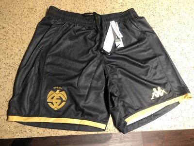 Spezia Calcio 23/24 Kappa Away Soccer Football Shorts Italy NWT EU XL US Large