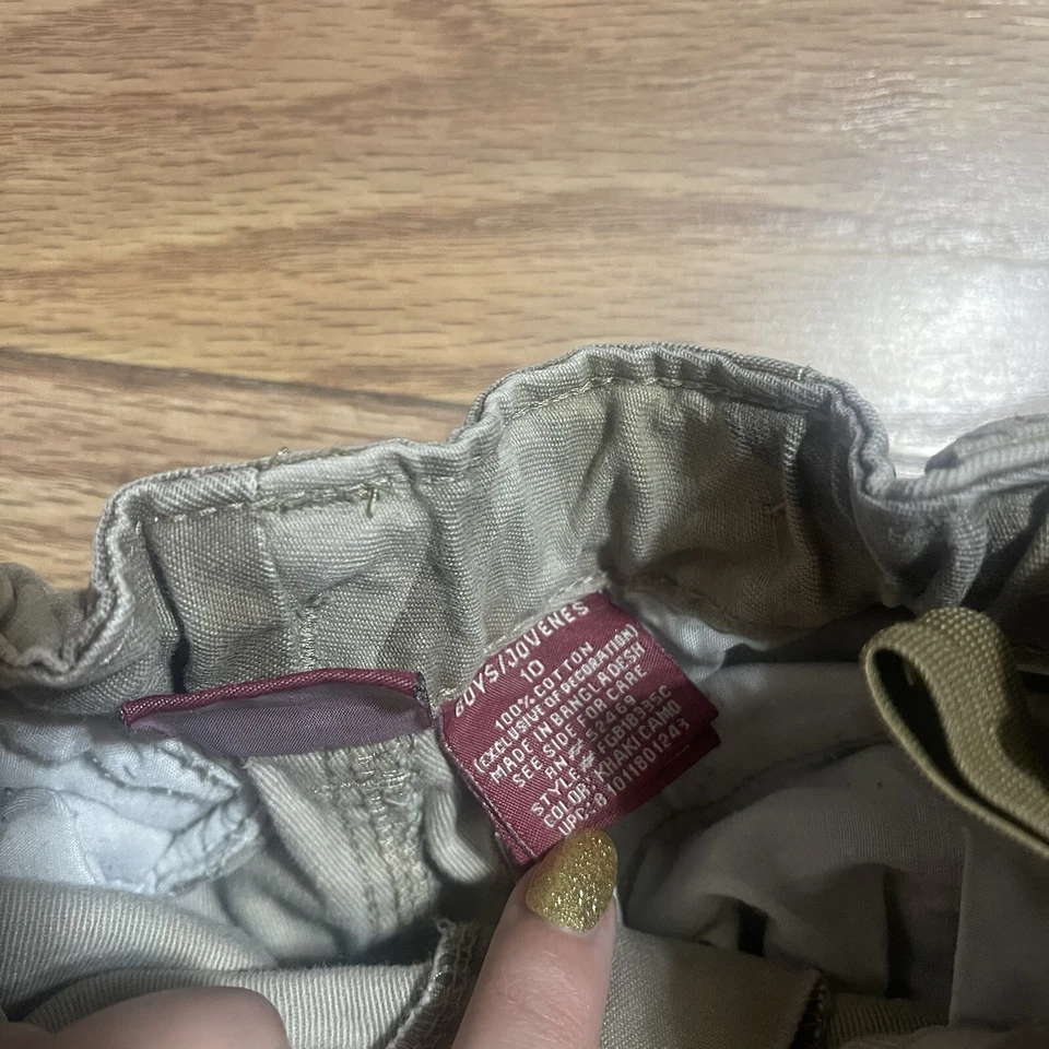 Pantalones Cortos Y2K 2000s Faded Glory Camuflados Carga Niños Talla Niños Jóvenes 10 Foto 2 de 4