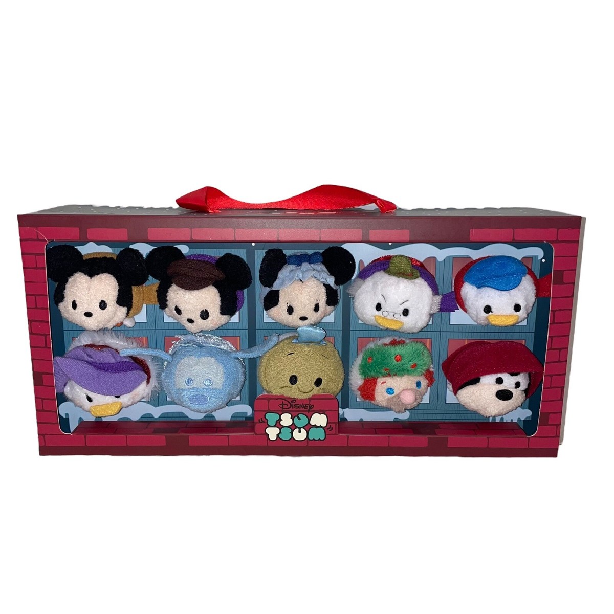 New Disney Store MICKEY'S A CHRISTMAS CAROL Mini Tsum Tsum Plush