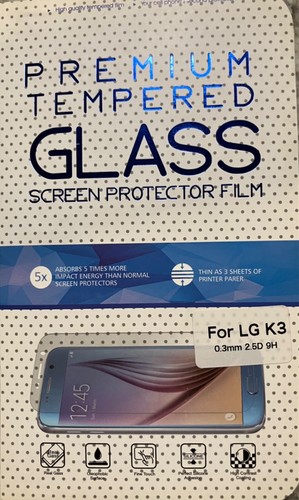 Premium Tempered GLASS screen protect for LG K3