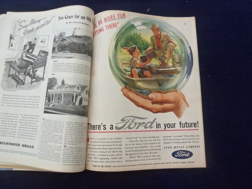 1945 APRIL BETTER HOMES & GARDENS MAGAZINE - COCA-COLA AD BACK COVER - SP 6118G - Picture 5 of 8