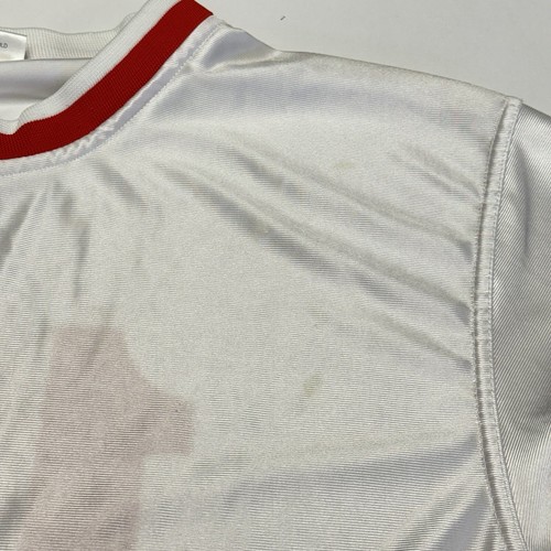 Vintage Diadora Soccer Jersey Mens Small White Embroidered Futbol - Picture 5 of 11