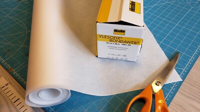 Vilene Vliesofix (Bondaweb) 45 Cm X 30 M - Adhésif Thermocollant Double Face Pour Tissus, Feutre, Travaux Manuels