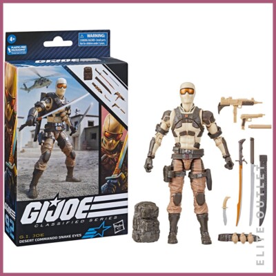 Hasbro G.I. Joe Classified Series 6-Inch Desert Commando Snake Eye