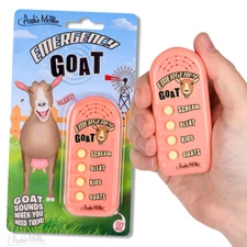 EMERGENCY GOAT - 4 Different Sounds: Scream, Bleat, Kids & Goat - Fun Gag Gift 