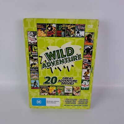Wild Adventure: 20 Great Movies DVD ~ (Bela Lugosi/John Carradine/Gregory Peck) 