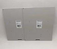 Lot of 2 Wiegmann Hw-MP1412FG 14X12 Fiberglass Back Panel Gray
